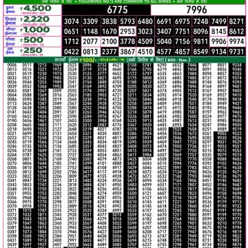 Rajshree 50 Lottery 7:30pm Result 04.11.2025