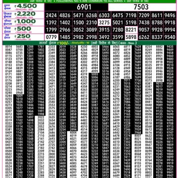 Rajshree 50 Lottery 7:30pm Result 09.11.2025