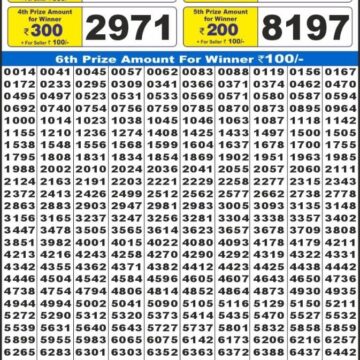 Labh Laxmi Delight Weekly Lottery 4pm Result 10.12.2025