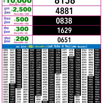 Rajshree Night Lottery 9pm Result 17.02.2026