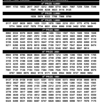 Today Lottery Result Kerala SS-509 Sthree Sakthi 03.03.2026