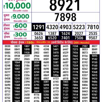 Rajshree Lotus Weekly Lottery 4pm Result 16.04.2026
