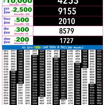 Rajshree Night Lottery 9pm Result 10.05.2026
