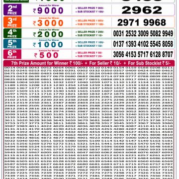 Punjab State Dear 50 6:30pm Lottery Result 19.05.2026