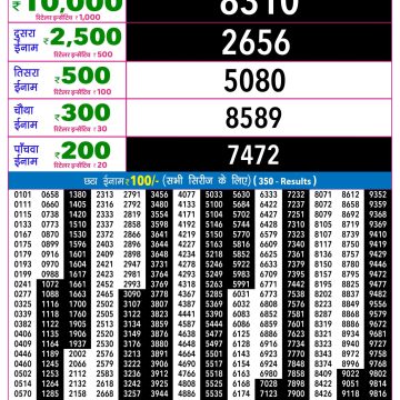 Rajshree Night Lottery 9pm Result 31.05.2026