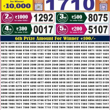 Labh Laxmi Joy Weekly 4pm Result 06.06.2026