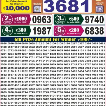 Labh Laxmi Bliss Weekly 4pm Result 15.06.2026