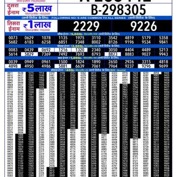 Rajshree 300 Monthly Lottery Result 16.06.2026 Check Now