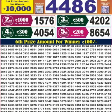 Labh Laxmi Delight Weekly Lottery 4pm Result 17.06.2026