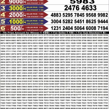 Punjab State Dear 50 6:30pm Lottery Result 16.07.2026