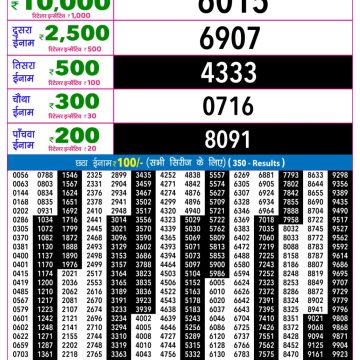 Rajshree Night Lottery 9pm Result 19.07.2026
