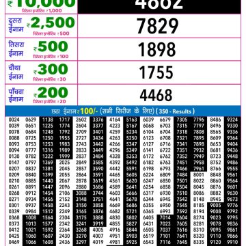 Rajshree Night Lottery 9pm Result 29.07.2026