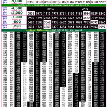 Rajshree 50 Lottery 7:30pm Result 31.07.2026