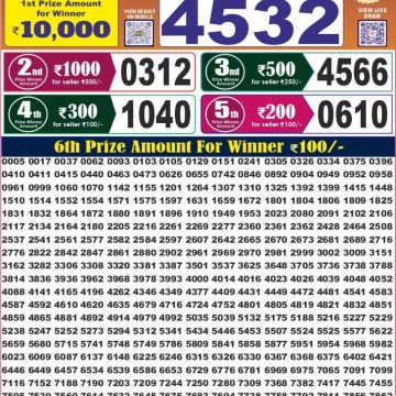 Labh Laxmi Charm Weekly 4pm Result 07.07.2026