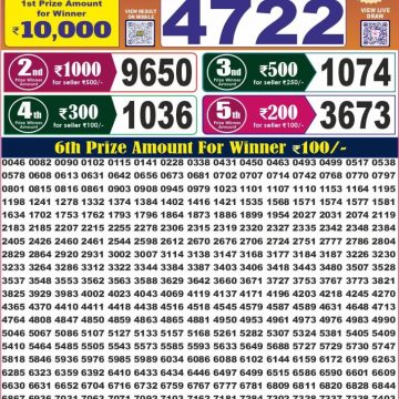 Labh Laxmi Joy Weekly 4pm Result 11.07.2026