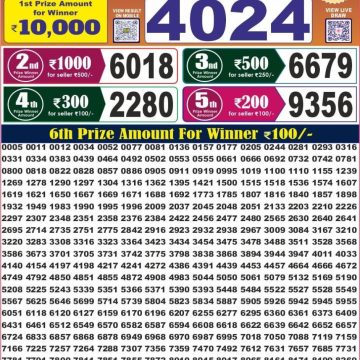 Labh Laxmi Glad Weekly 4pm Result 16.07.2026