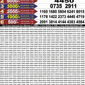 Punjab State Dear 50 6:30pm Lottery Result 11.08.2026