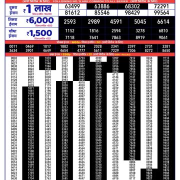 Rajshree 150 Monthly 6:30pm Lottery Result 13.08.2026 Live