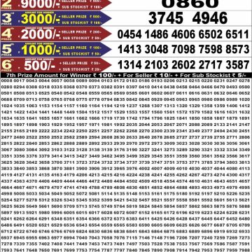 Punjab State Dear 50 6:30pm Lottery Result 22.08.2026