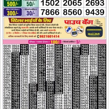 Golden Star Weekly Lottery Result 8:30PM 06.09.2026