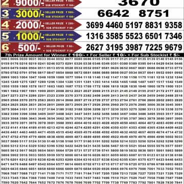 Punjab State Dear 50 6:30pm Lottery Result 10.09.2026
