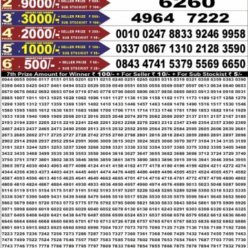 Punjab State Dear 50 6:30pm Lottery Result 13.09.2026
