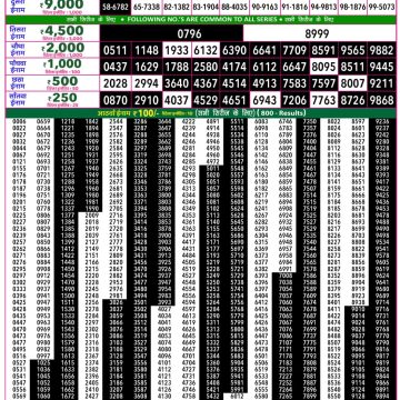 Rajshree 50 Lottery 7:30pm Result 13.09.2026