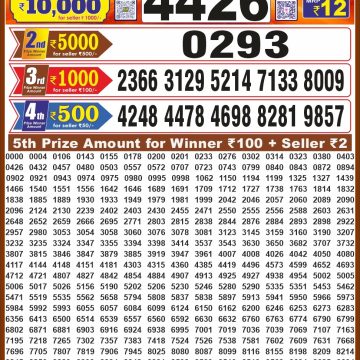 Dear Laxmi Diamond Weekly 8pm Result 16.09.2026