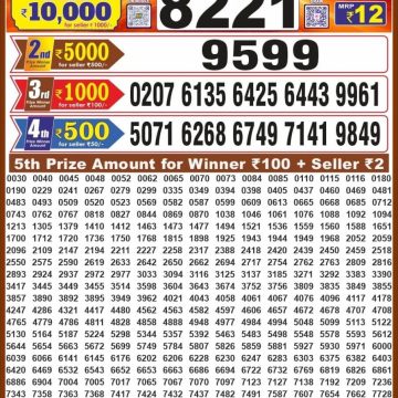 Dear Laxmi Gold Weekly 8pm Result 21.09.2026