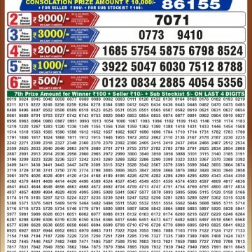 Punjab State Dear 50 6:30pm Lottery Result 25.09.2026