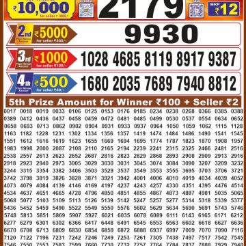 Dear Laxmi Silver Weekly 8pm Result 29.09.2026