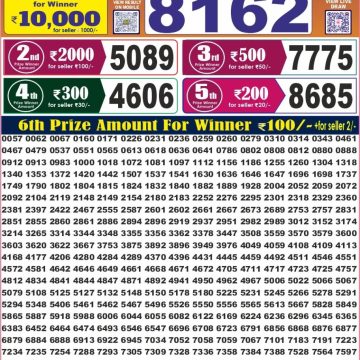 Labh Laxmi Bliss Weekly 4pm Result 07.09.2026