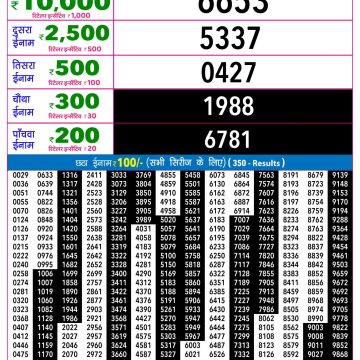 Rajshree Night Lottery 9pm Result 25.10.2026
