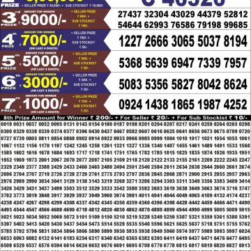 Punjab State Dear 100 Monthly Result 13.10.26 Live Now