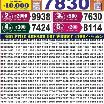 Labh Laxmi Delight Weekly Lottery 4pm Result 14.10.2026