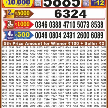 Dear Laxmi Diamond Weekly 8pm Result 14.10.2026