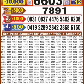 Dear Laxmi Silver Weekly 8pm Result 20.10.2026