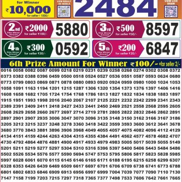 Labh Laxmi Delight Weekly Lottery 4pm Result 07.10.2026