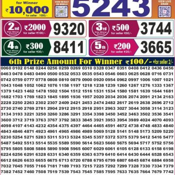 Labh Laxmi Delight Weekly Lottery 4pm Result 21.10.2026